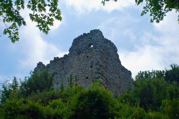 The ruins of an ancient fortress, Turkey