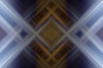 Falling symmetrical straight abstract 3-D rendered beams of bright light pattern. Illustration-background for any kind of project.