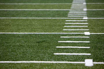 Obraz premium It was a storybook opportunity for Porter to post its first victory in the Battle Line on 59 rivalry series - at the grand opening of New Caney ISD's sparkling new Texan Drive Stadium.