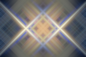 Falling symmetrical straight abstract 3-D rendered beams of bright light pattern. Illustration-background for any kind of project.