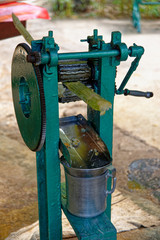 Sugar cane press