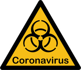 Biogef&auml;hrdung - isoliert - Coronavirus
