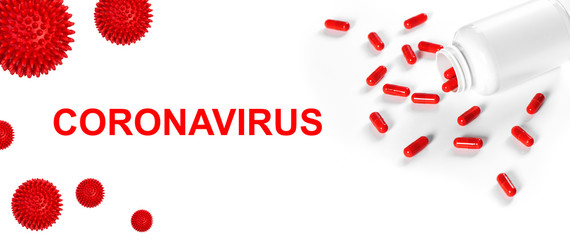 Coronavirus covid-19 epidemic Corona virus pandemic Red pills
