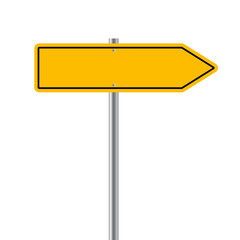 sign road Blank  vector illustration