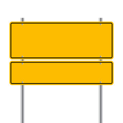 sign road Blank  vector illustration