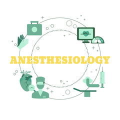 Vector Anesthesiology Concept