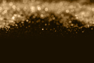 abstract bokeh from carborundum on black background