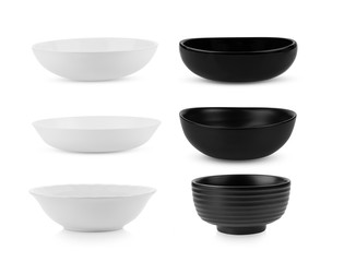 ceramic bowl on white background