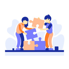 Preschool children playing together, kids cooperation, cognitive development, problem solving, find solution, creative thinking