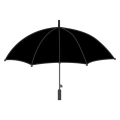 Umbrella icon vector. Flat icon isolated on the white background. Vector illustration.