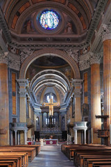Obraz premium cathedral of novara city in italy