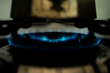 Gas Flame from the gas stove.