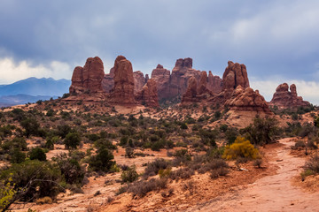 The USA Southwest Arches National Parks are located in eastern Utah, north of the city of Moab in the United States. Its area is 310 km &sup2;.