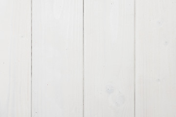 Wooden planks varnished white wooden texture shining through