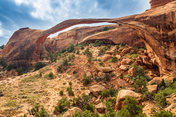 The USA Southwest Arches National Parks are located in eastern Utah, north of the city of Moab in the United States. Its area is 310 km &sup2;.