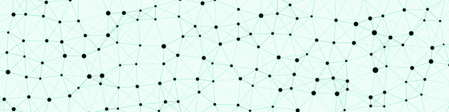 Network Mesh Computation Art background illustration