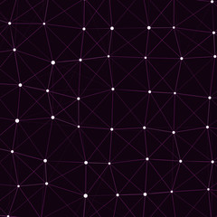 Network Mesh Computation Art background illustration