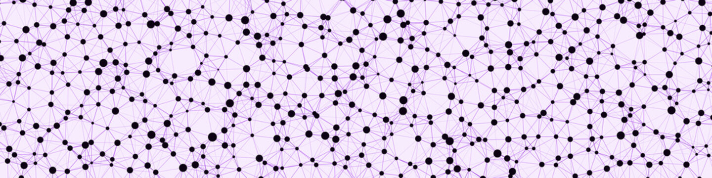 Network Mesh Computation Art background illustration