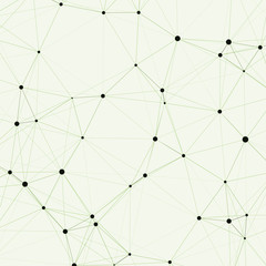 Obraz premium Network Mesh Computation Art background illustration