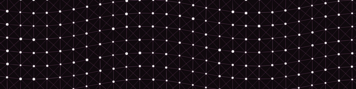 Network Mesh Computation Art background illustration
