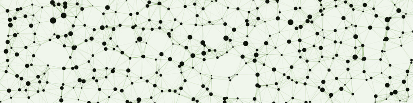 Network Mesh Computation Art background illustration