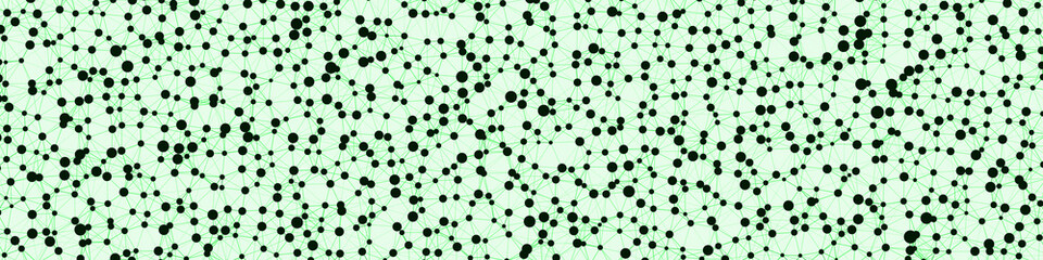 Network Mesh Computation Art background illustration