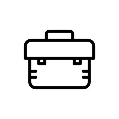 Tools Kit Vector Icon Line Illustration.