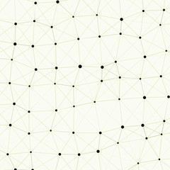 Network Mesh Computation Art background illustration