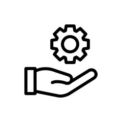 Preferences Vector Icon Line Illustration.