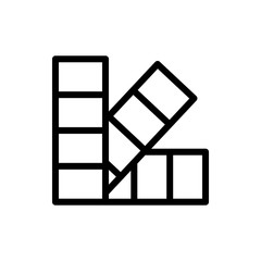 Graphic Designing Vector Icon Line Illustration.