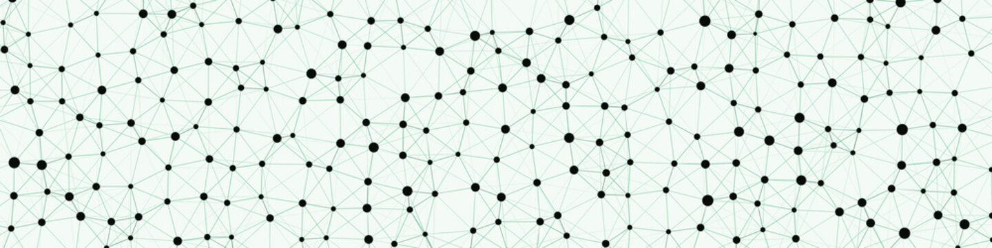 Network Mesh Computation Art background illustration
