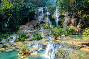 Kuang Si waterfalls, Luang Prabang, Laos	