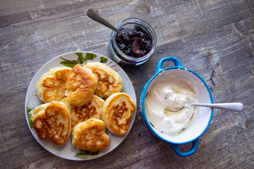 hot, fresh and flavorful pancakes on a plate