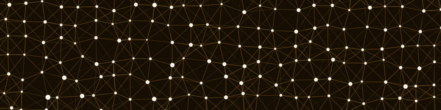 Network Mesh Computation Art background illustration
