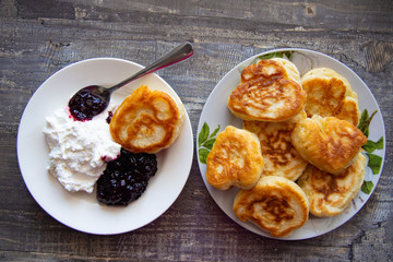 hot, fresh and flavorful pancakes on a plate