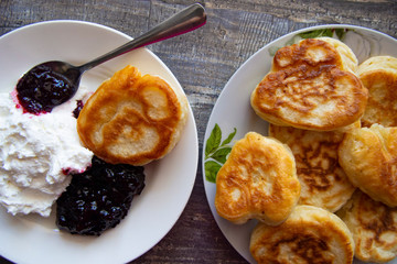 hot, fresh and flavorful pancakes on a plate