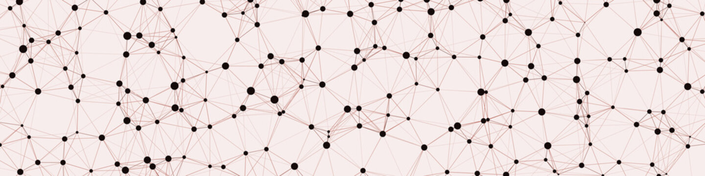 Network Mesh Computation Art background illustration