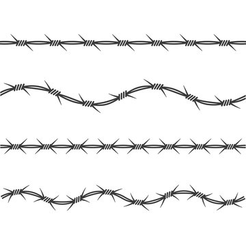 barbed wire vector illustration design