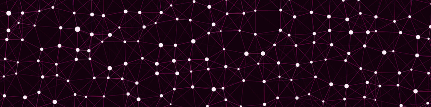 Network Mesh Computation Art background illustration