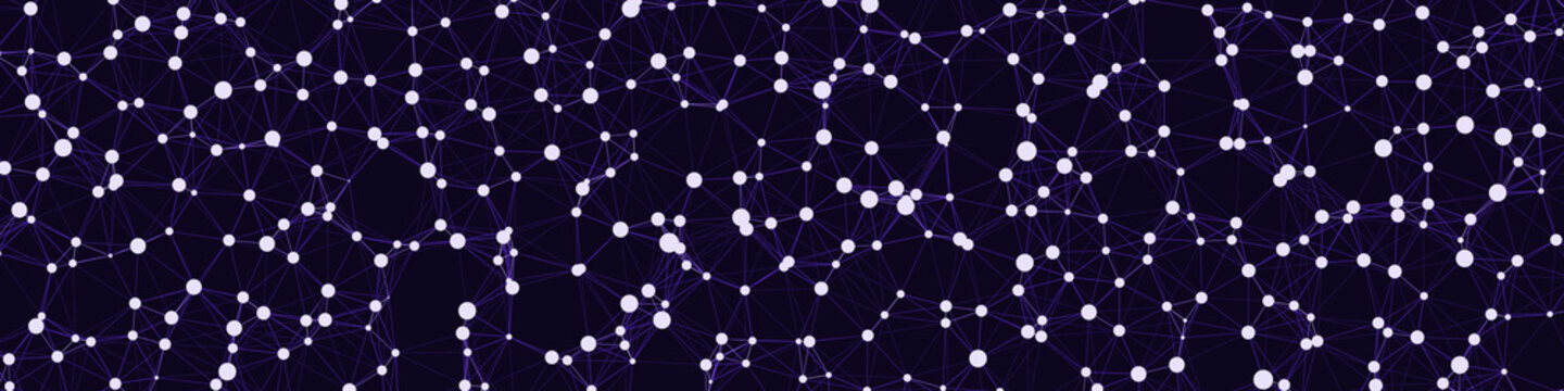 Network Mesh Computation Art background illustration