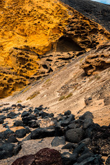 volcano rock formation