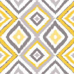 Bright Carpet Textile Vector Seamless Pattern. 
