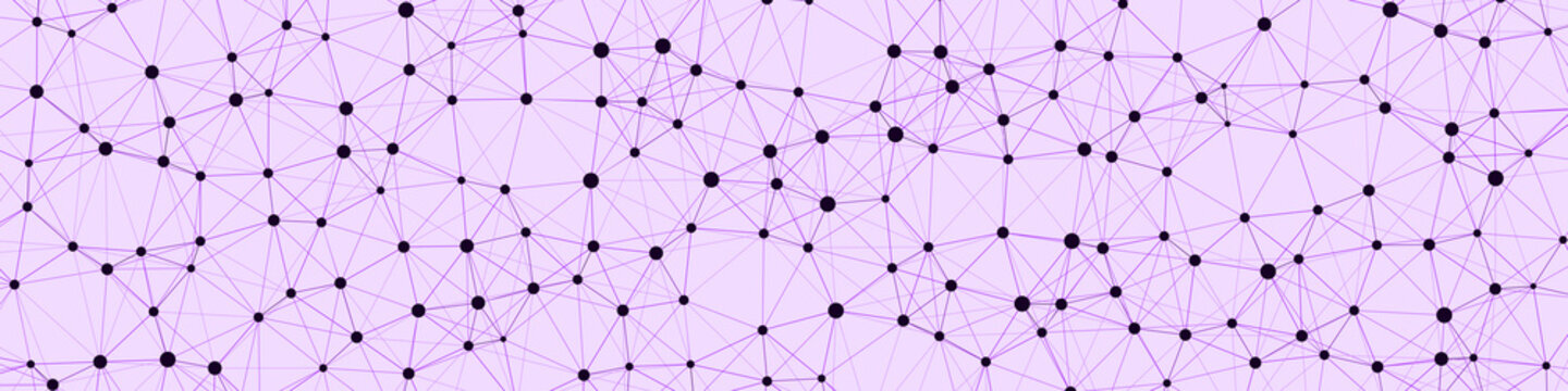 Network Mesh Computation Art background illustration
