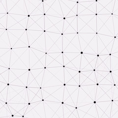 Network Mesh Computation Art background illustration