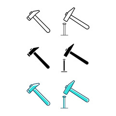 Hammer icons 