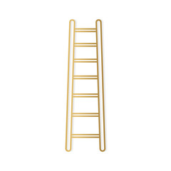 golden ladder icon- vector illustration