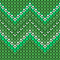 Obraz premium Cozy zig zal lines knitting texture geometric 