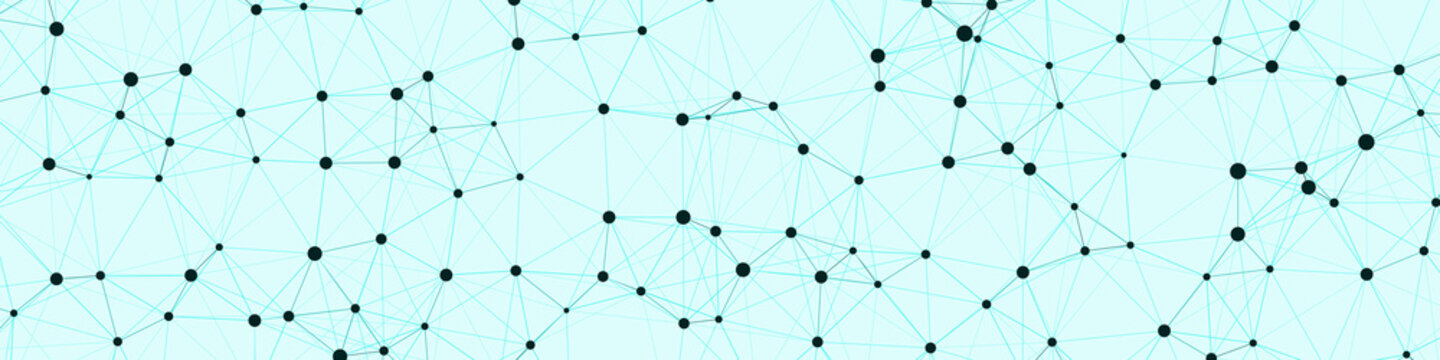 Network Mesh Computation Art background illustration
