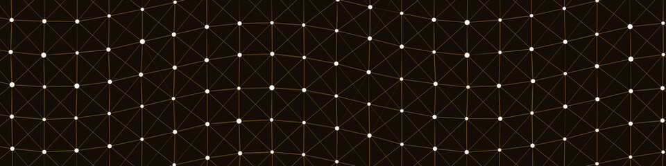 Network Mesh Computation Art background illustration