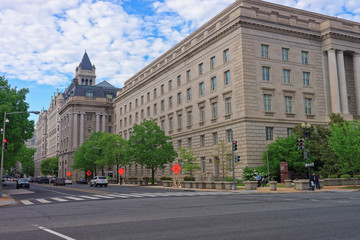 Internal Revenue Service Building in Washington DC - obrazy, fototapety, plakaty